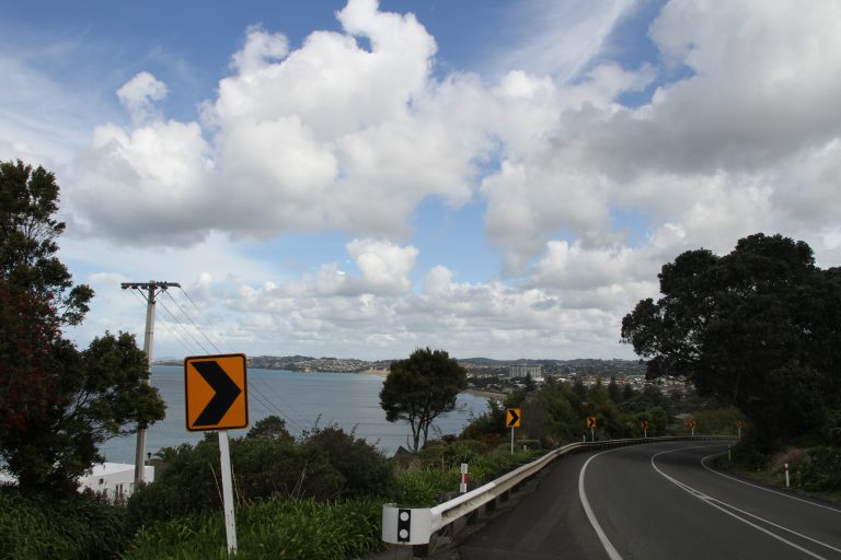 Auf dem Weg zu dem Waitomo Caves.